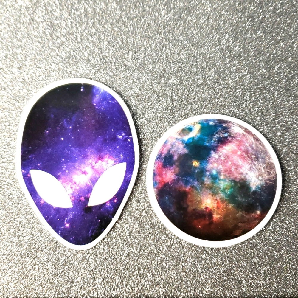 10/$10 SPACE waterproof Sticker